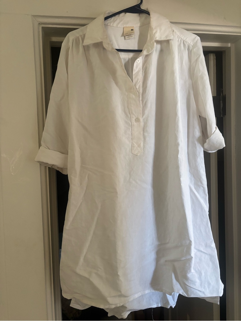 Uncle Studios White Linen Tunic M